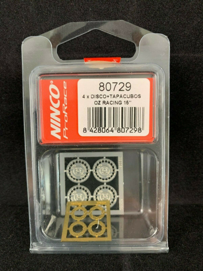 Ninco 4 x Disc + Hubcaps Oz Racing 15" - 1:32